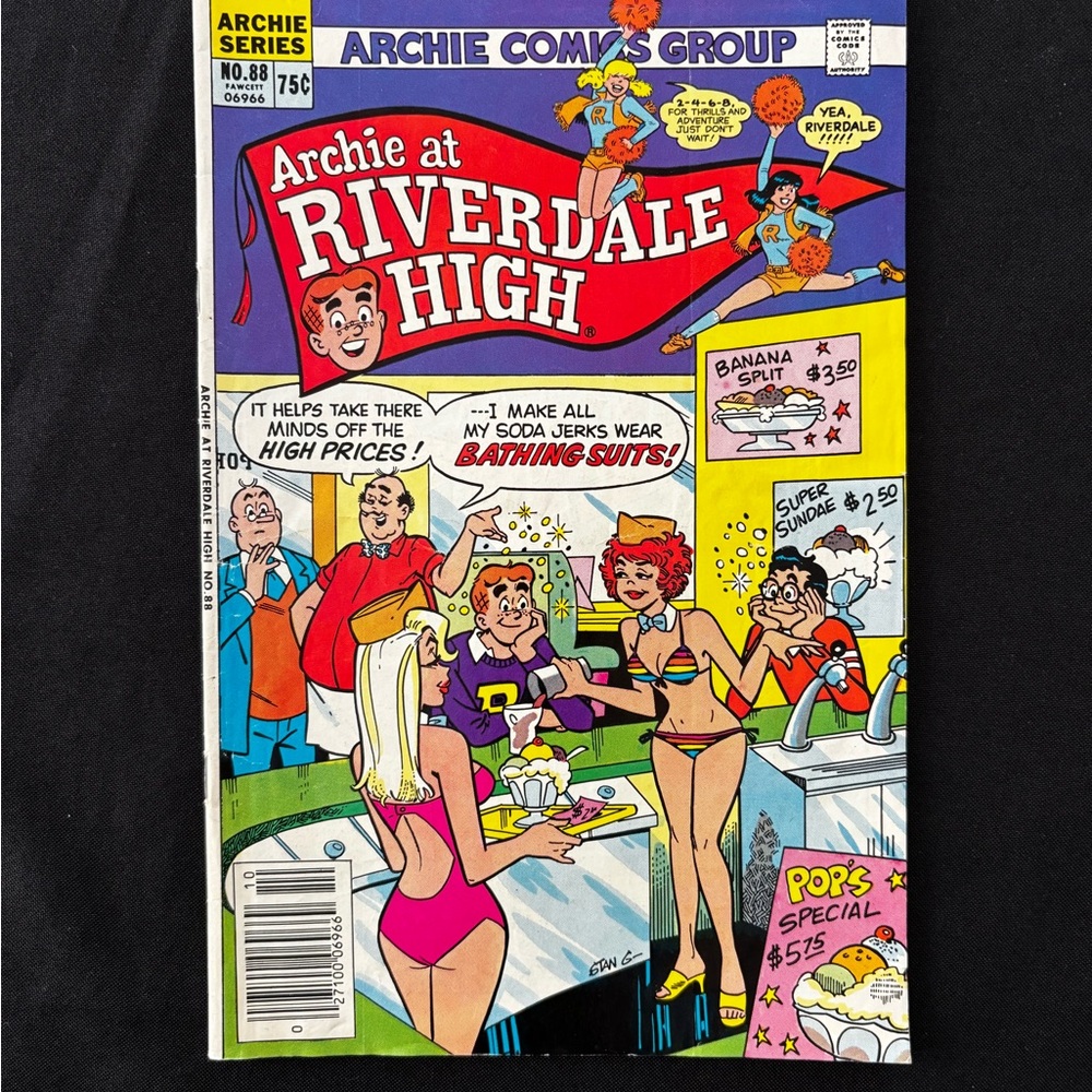 VINTAGE 1982 “Archie at Riverdale High” No. 88 Comic Book